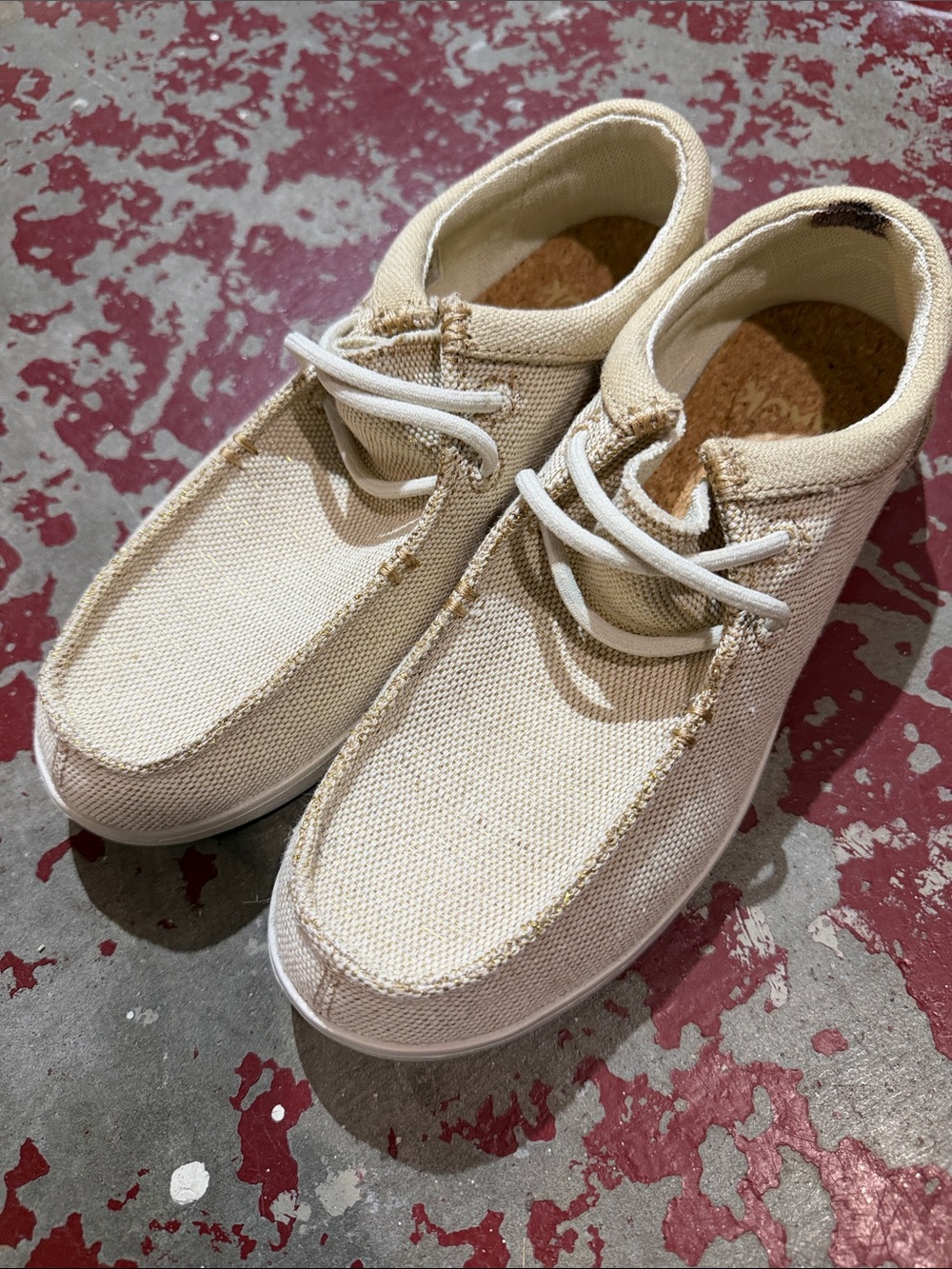 Sanuk Women’s shake lite sparkle Casual Canvas